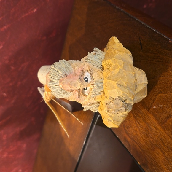 VINTAGE 1990s - CHRIS HAMMACK HAND CARVED SPIT N WHITTLE BOTTLE STOPPER "SKEET" - Picture 6 of 8